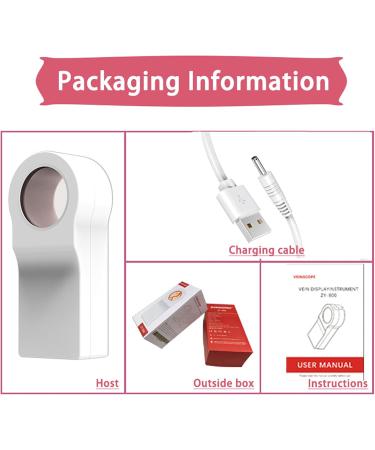 Samnuerly Vein Finder | Rechargeable Vein Viewer for Nurses | Easy Subcutaneous Vein Detection for Older Children | International Shipping - Buy Online on GoSupps.com