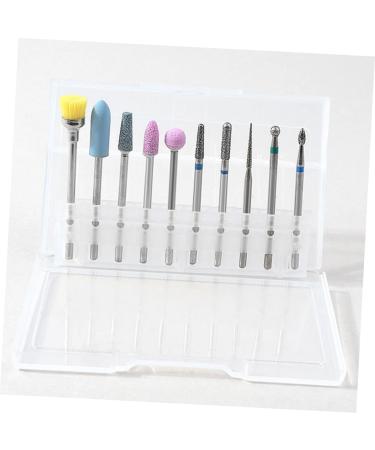 Set of 3 Nail Drill Tools Manicure Drill Nail Grinding Tungsten Steel Drill Acrylic - Buy Online on GoSupps.com