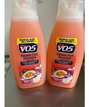 Alberto VO5 PASSION FRUIT SMOOTHIE WITH SOY MILK SHAMPOO 2 EA 18 OZ EA
