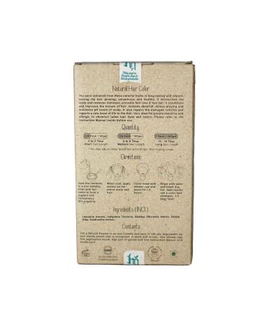 Nut Brown Natural Hair Color (200gm) | 100% Certified Organic by Ecocert Greenlife | International Shipping Available - Buy Online on GoSupps.com
