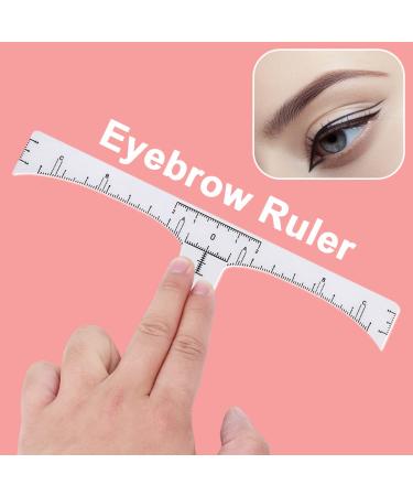 100 Pack KINGMAS Disposable Eyebrow Ruler: Microblading Adhesive Stencil Guide & Measuring Tool - Buy Online on GoSupps.com