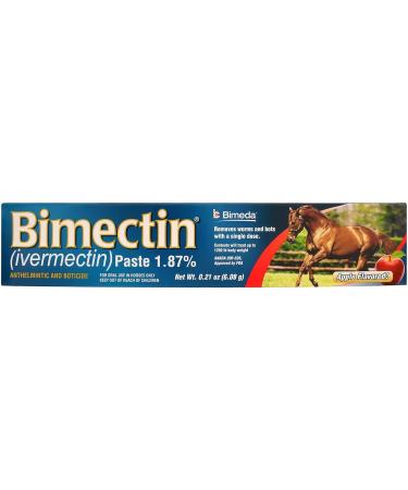 Bimectin 1.87% Ivermectin Wormer - Apple  - 0.21 Oz.