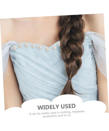 LALAFINA 150 Sets Rivets Claw Imitation Nail Clasps DIY of Buttons Accessories Head-Dress Materials Round 1.2 White - Buy Online on GoSupps.com