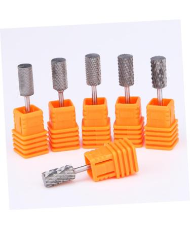 Healeved Nail Drill Bits Tungsten Steel Nail Drill Bit Nail File Bits Manicure Drill Bits Cuticle Drill Bit Cuticle Bit Nail Drill Tips Cuticle Nail Bit Nail Grinding Head Set - Buy Online on GoSupps.com
