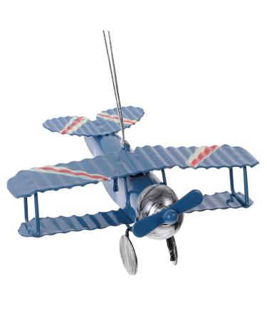 HAKIDZEL Cake Decoration Retro Airplane Figurine Micro Toys Desktop Toys Mini Airplane Toy for Kids Cake Topper Decor Airplane Cupcake Toppers Mini Toy Wrought Iron Model Airplane Car Model