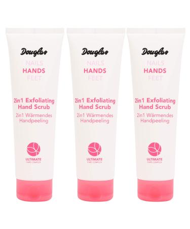 3x Douglas Skin Care 846706 Hand Care Hand Peeling Revitalizing Hand Peeling 150 ml Set