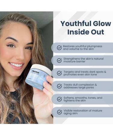 Buy THENA Overnight Recovery Cream | Anti-Aging Natural & Organic Face Moisturizer with Regenerating Collagen for Men & Women | International Shipping Available - Buy Online on GoSupps.com