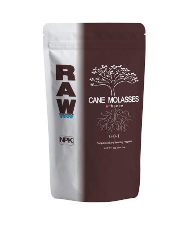RAW - Cane Molasses, Plant Biostimulant to Increase Root Zone Activity, Feed Beneficial microorganisms, for Horticultural Purposes Indoor Outdoor use, 8 oz 8 Ounce