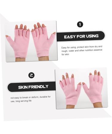 Healeved 5 Pairs Gel Moisturizing Gloves Moisturizing Spa Gloves Men Lotion Mens Gloves Women Moisturizing Gloves Silk Gloves for Women Hand Repair Soft Man Cell Phone Skin Gel Pink Dipping - Buy Online on GoSupps.com