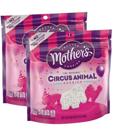 Tribeca Curations | Frosted Circus Animal Cookies Curated by Tribeca Curations | 9 Ounces | Value Pack of 2