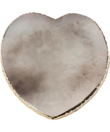 Nail Palette for Gel Nail Palette Stylish Manicure Accessories Resin Nail Palette Small Hearts Portable Supplies Gold Edge Cosmetic Mixing Tool - Buy Online on GoSupps.com