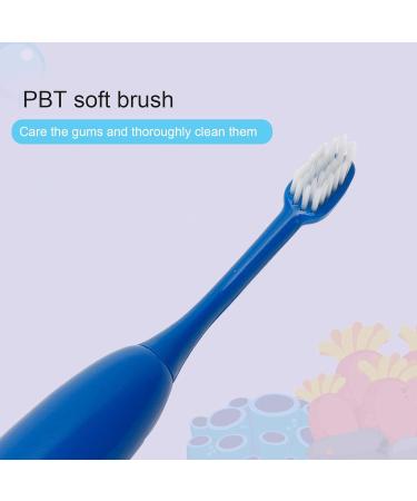 Best Electric Toothbrush for Kids - Waterproof Cartoon Design Dental Care - Dark Blue - Buy Online on GoSupps.com
