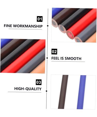 TOVINANNA 6pcs Eyebrow Pencil Lip Liner Set Eyebrow Positioning Pen Make up Wooden Miss Hairdressing Pen - Buy Online on GoSupps.com