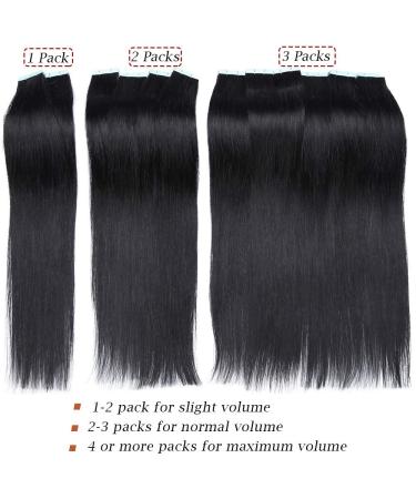 SEGO Tape Extensions - 20 Wefts 30g 100% Remy Real Hair Adhesive Hairpieces - Grey (22/55cm) - Premium Quality Hair Extensions for Effortless Style - Buy Online on GoSupps.com