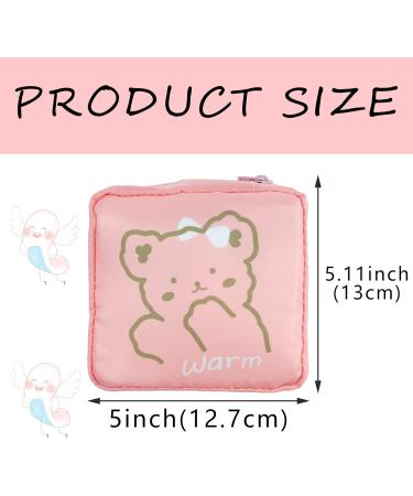 Buy 4-Piece Cute Animal Large Capacity Tampon & Pad Bag - Mini Cosmetic Bags for Women & Girls (4 Colors) | International Shipping - Buy Online on GoSupps.com