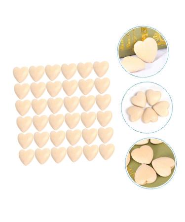 Ibasenice 200 Stk Log Color Peach Cherz Love Spacer Beads - DIY Wooden Heart Jewelry Making Accessories - Buy Online on GoSupps.com