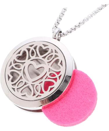 SOESFOUFU 1 Set Necklace Essential Oil Necklace Wrist Chain Chic Perfume Necklace Women Pendant Necklace Hollow-Out Perfume Necklace Stainless Fragrance Necklace Women Necklace - Buy Online on GoSupps.com