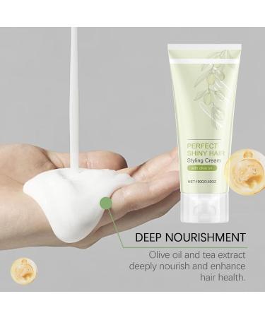 Hair Gloss Styling Cream Styling cream for curly hair regenerates and improves frizz creating a natural look 100g (1PC) - Buy Online on GoSupps.com