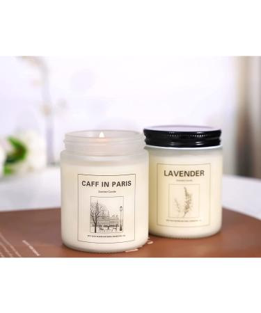 Lavender and Coffee Scented Soy Wax Candle 15 oz - Perfect Gift for Women and Men | Mother's Day, Valentine, Birthday, Christmas - Buy Online on GoSupps.com