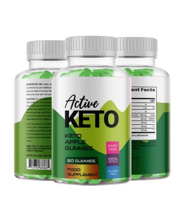 Active Keto Gummies 1000Mg Apple Gummies Supports Healthy Weight Loss (60 Gummies)- 1 Bottle