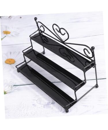  minkissy minkissy Nail Polish Storage Rack - Nail Polish Storage Holder - Wrought Iron Lipstick Shelf - Buy Online on GoSupps.com