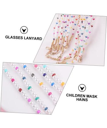 FOMIYES 2pcs Mask Glasses Hanging Chain | Shot Glasses Child Neck Metal Beads | International Shipping Available - Buy Online on GoSupps.com