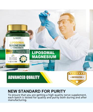 High Absorption Liposomal Magnesium L-Threonate 2000mg Softgels - Focus, Memory, Brain Health Supplement - Buy Online on GoSupps.com