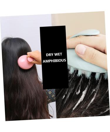 GLEAVI 1 Piece Scalp Massage Brush For Adults Boy Girl Ergonomic Design Soft Silicone Easy To Clean Suitable Hair Types For Home Use Travel - Buy Online on GoSupps.com