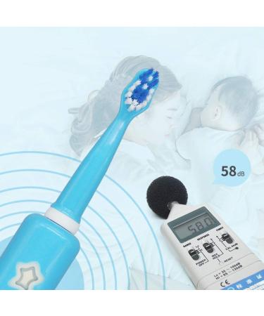 Clenp Children's Cartoon Waterproof Sonic Electric Toothbrush - Rechargeable Music Blue (1 Pack) - Buy Online on GoSupps.com