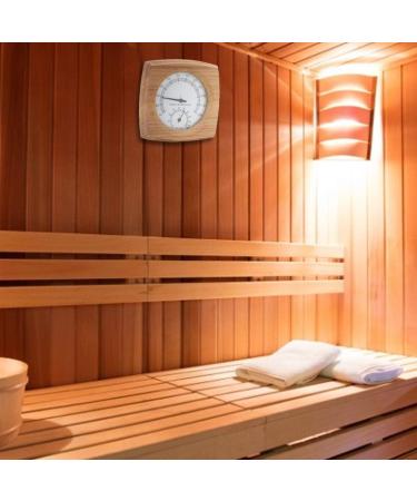Jerliflyer 2-in-1 Sauna Thermometer & Hygrometer | Wood Sauna Accessories for Accurate Air Humidity Measurement - Buy Online on GoSupps.com