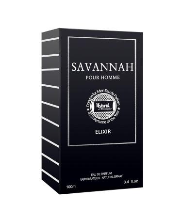 Hybrid & Company Savannah Pour Home Elixir For Men Eau De Parfum Vaporisateur Natural Spray 3.4 Fl Oz SAVANNAH POUR HOME ELIXIR 3.4 Fl Oz (Pack of 1) - Buy Online on GoSupps.com