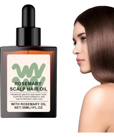 Anti-Frizz Hair Oil Fortifying Rosemary Solution 30ml - Non-Greasy and Lightweight Scalp Treatment - Ideal Gift for Women - Buy Online on GoSupps.com