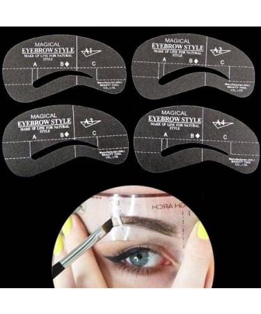 8 Eyebrow Stencils for Perfect Shapes & Thickening | International Shipping - Buy Online on GoSupps.com