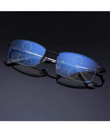 Goniome 2023 New Titanium Progressive Dual-Use Reading Glasses - Black -300 | International Shipping Available - Buy Online on GoSupps.com