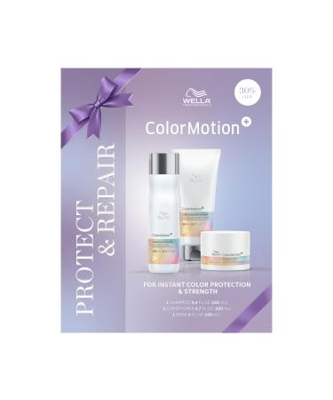 Wella Professionals ColorMotion+ PROTECT & REPAIR KIT for Instant Color Protection & Strength