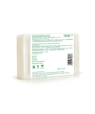 Luxurious Jasmine Bathing Bar - 100% Organic Sulphate & Paraben-Free | Gentle Cleansing Soap for Relaxing Showers | 125gm - Buy Online on GoSupps.com