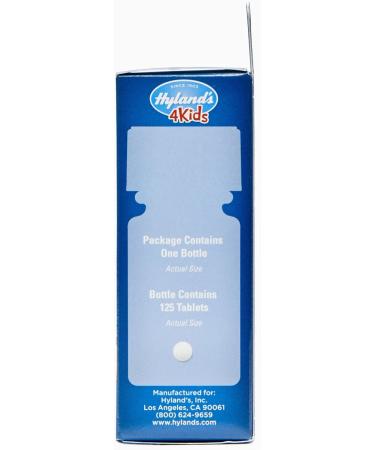 Hyland's 4Kids Nighttime Oral Pain Relief Tablets - Natural Toothache & Gum Relief, 125 Count - Buy Online on GoSupps.com
