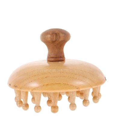 Magiclulu 5-St Massage Comb - Portable Beech Wood Hair & Body Massager Wide Tooth Relaxation Comb for Women - Buy Online on GoSupps.com