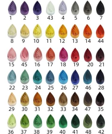 ODETOJOY Purple Quilling Paper Strips - 10mm Single Color Filigree Strips - Buy Online on GoSupps.com