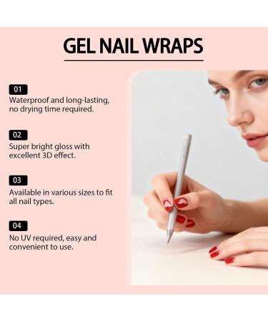 Lot de 14 en gel pour ongles - R sistantes aux clats - Accessoires de beaut avec lime et b ton en bois pour femme - Finition brillante - Buy Online on GoSupps.com