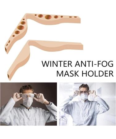 Boqqu 10-Piece Fogless Accessories for Glasses | Silicone Anti-Fog Nose Bridge Pads - Prevents Fogging & Discomfort (Khaki) - Buy Online on GoSupps.com