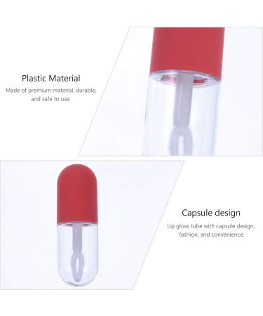 Minkissy 10-Pack Refillable Lip Gloss Tubes | Empty Lipstick Containers for DIY Lip Gloss | Durable & Portable Plastic Lip Gloss Bottles - Buy Online on GoSupps.com