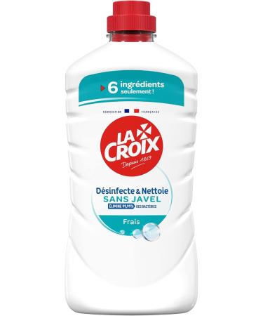 La Croix - Multi-Surface Household Cleaner Fresh Scent - Bleach Free - Disinfects and Cleans - 1 L Can - Buy Online on GoSupps.com