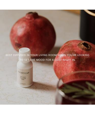 Vitruvi Nightcap Essential Oil Blend - 100% Pure Black Pepper Blood Orange & Ginger - Cozy Aromatherapy 0.5 fl.oz | International Shipping Available - Buy Online on GoSupps.com