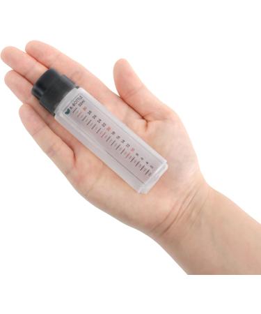 Pack of 6 K-BOTTLE 1oz Minoxidil Applicator Bottles with Sponge Head - Scalp Essence & Hair Loss Medicine/Cosmetic - Black & Translucent - Buy Online on GoSupps.com