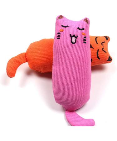 Legendog 5Pcs Catnip Toy - Bite Resistant Cat Chew Toy for Cats - Catnip Filled Cartoon Mice - Multicolor - Buy Online on GoSupps.com
