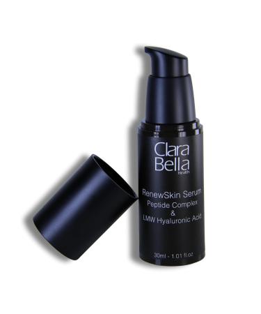Clara Bella Health RenewSkin Serum Peptide Complex & LMW Hyaluronic Acid 1.01 fl oz - Buy Online on GoSupps.com