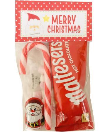Santa Christmas Eve Box Malteasers Hot Chocolate Marshmallows Mini Choc & Candy Cane Hot Choc Gift Stocking Filler Snowman Soup - Buy Online on GoSupps.com