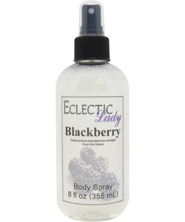 Blackberry Body Spray 8 ounces Body Mist for Women with Clean Light & Gentle Fragrance Long Lasting Perfume with Comforting Scent for Men & Women Cologne with Soft Subtle Aroma For Daily Use 8 Fluid Ounces