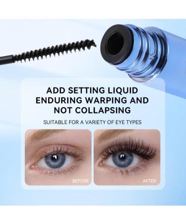 Black mascara for thin eyelashes waterproof mascara with mini brush smearresistant and longlasting formula voluminous curl effect light and without clumping - Buy Online on GoSupps.com